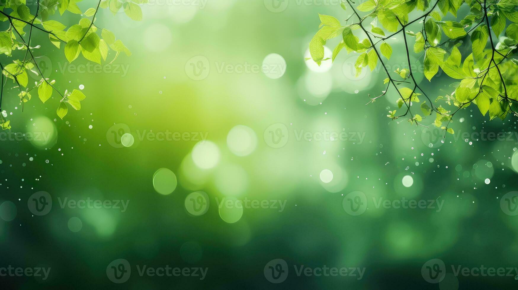 AI generated nature plant green bouquet sunlit ai generated photo