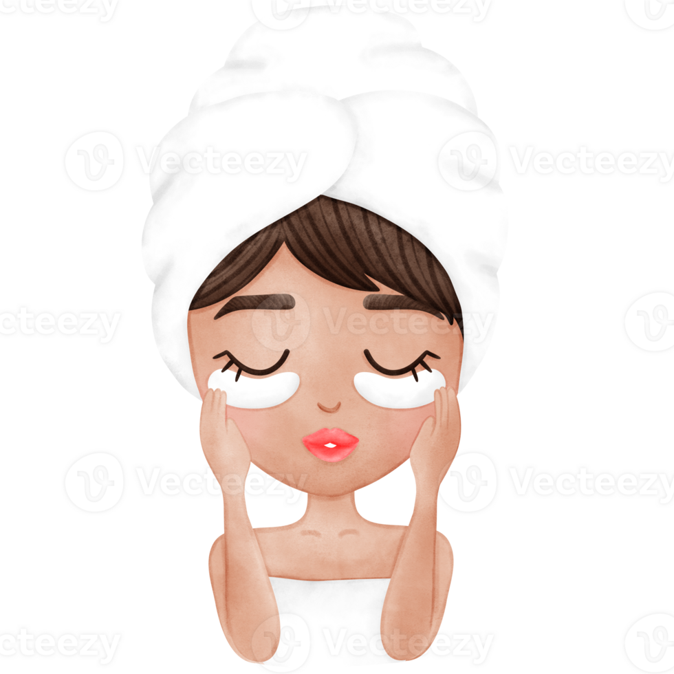 Skincare, Facial Mask, Woman, Selflove png
