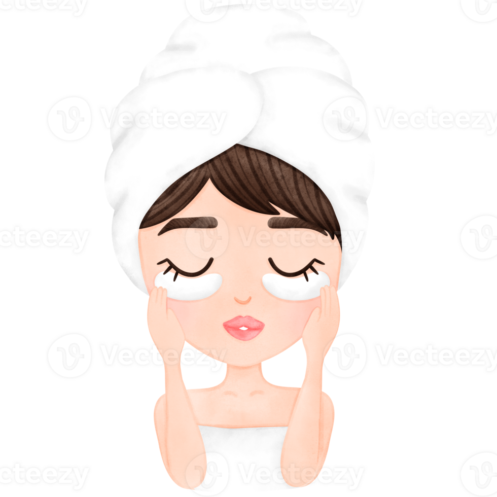 Skincare, Facial Mask, Woman, Selflove png