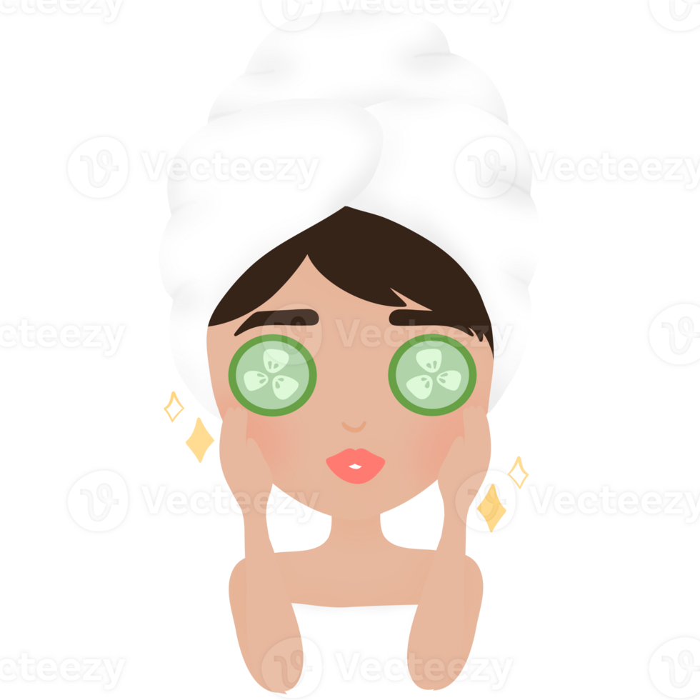 Skincare, Facial Mask, Woman, Selflove png