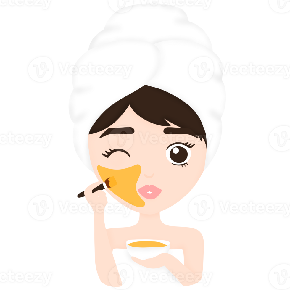 Skincare, Facial Mask, Woman, Selflove png