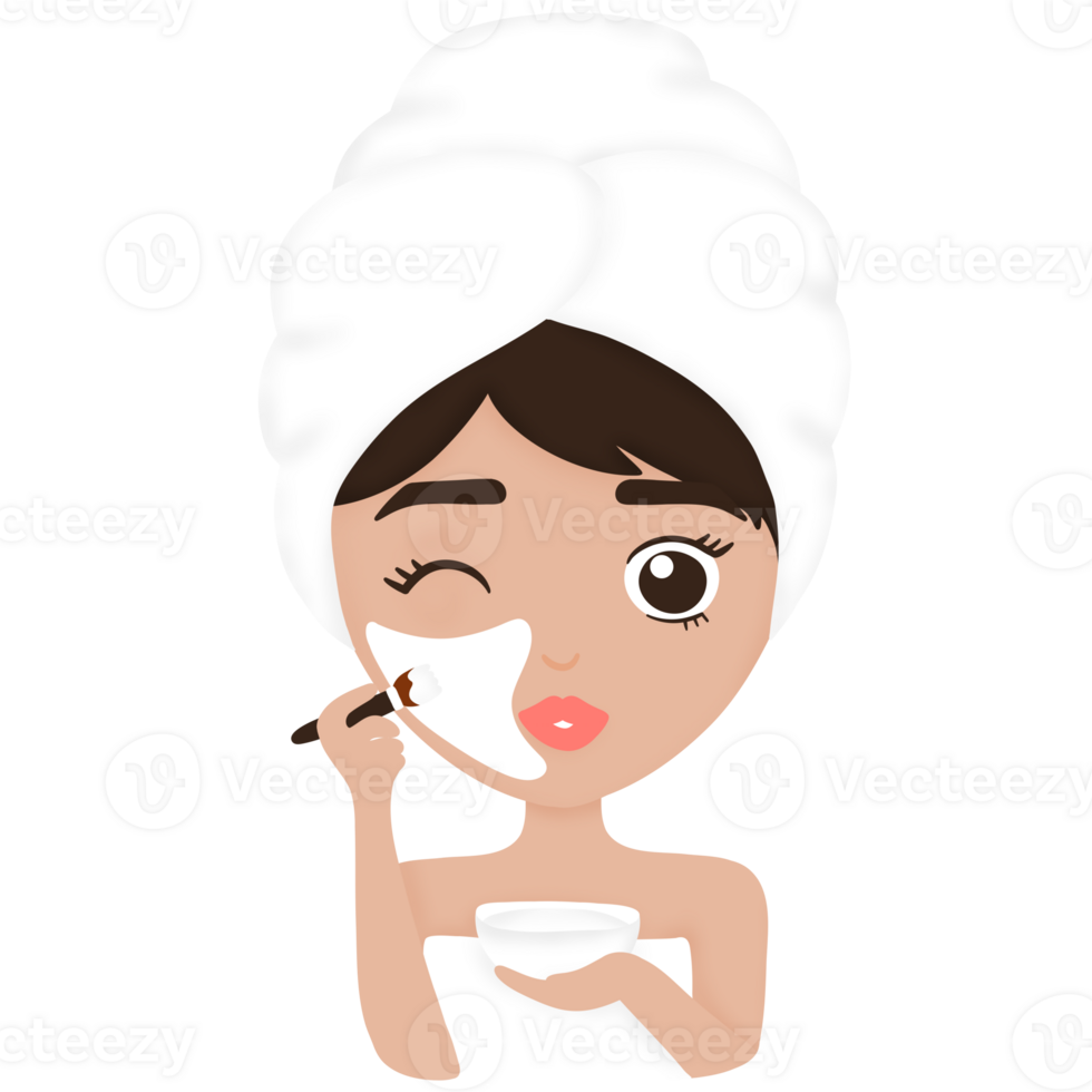 Skincare, Facial Mask, Woman, Selflove png