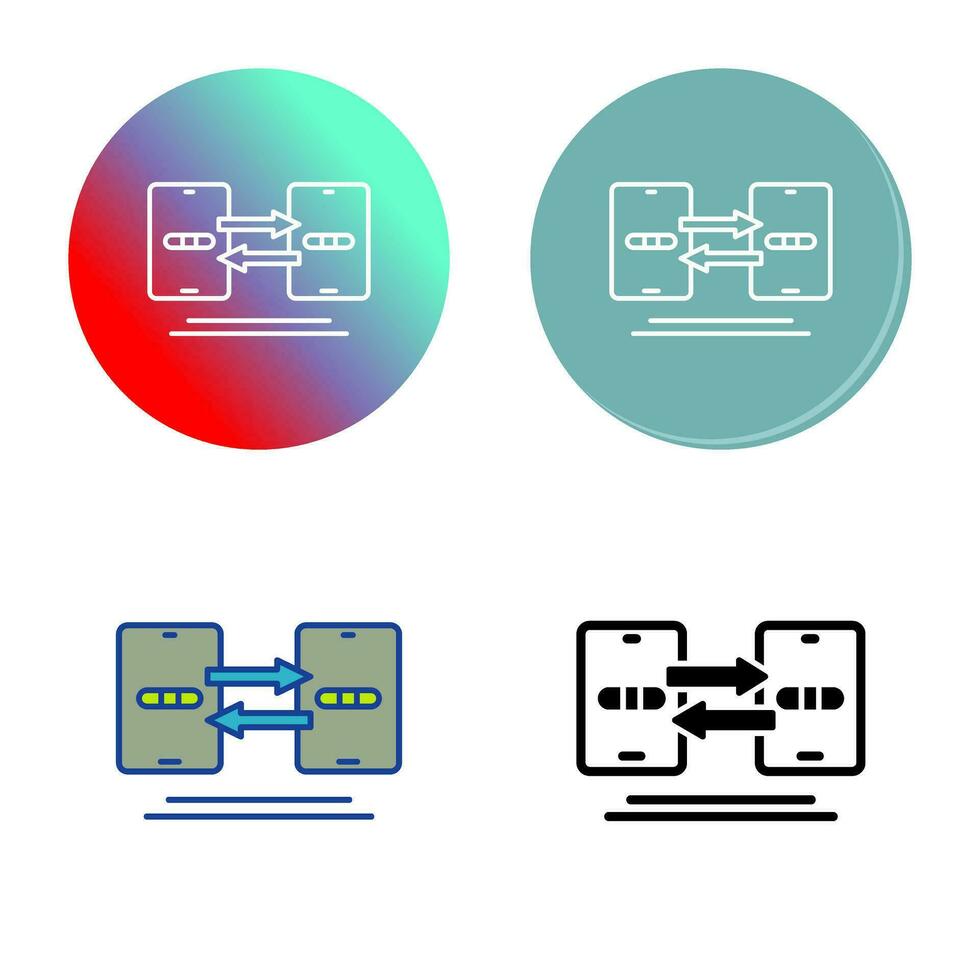 Data Synchronization Vector Icon