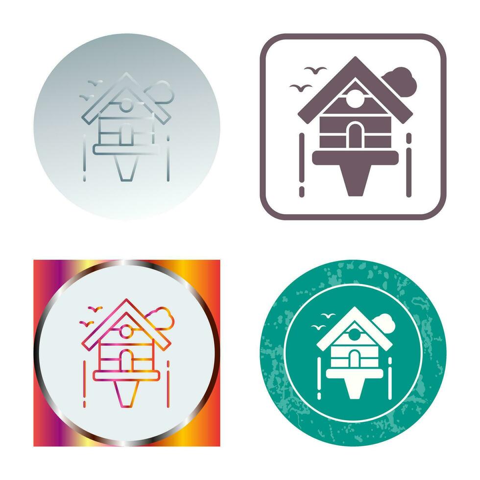 Birdhouse Vector Icon