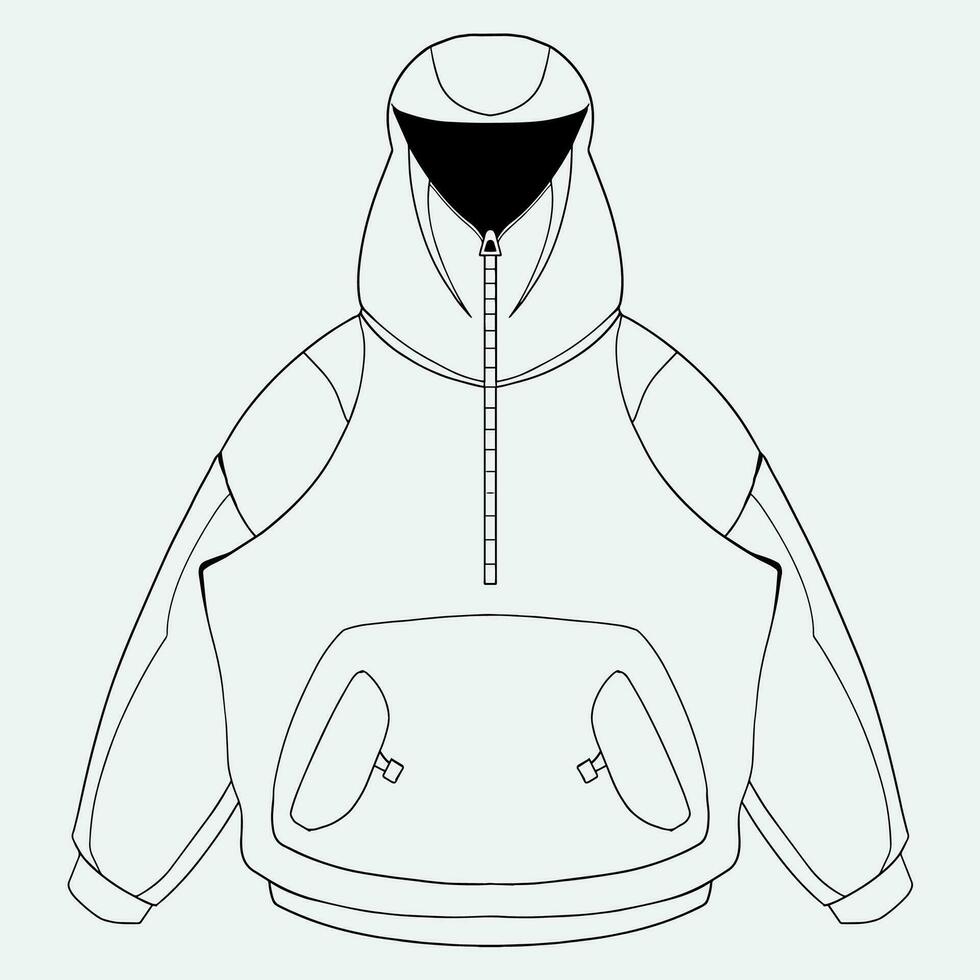 collection of vector mockup winter jacket and hoodie y2k fashion style
