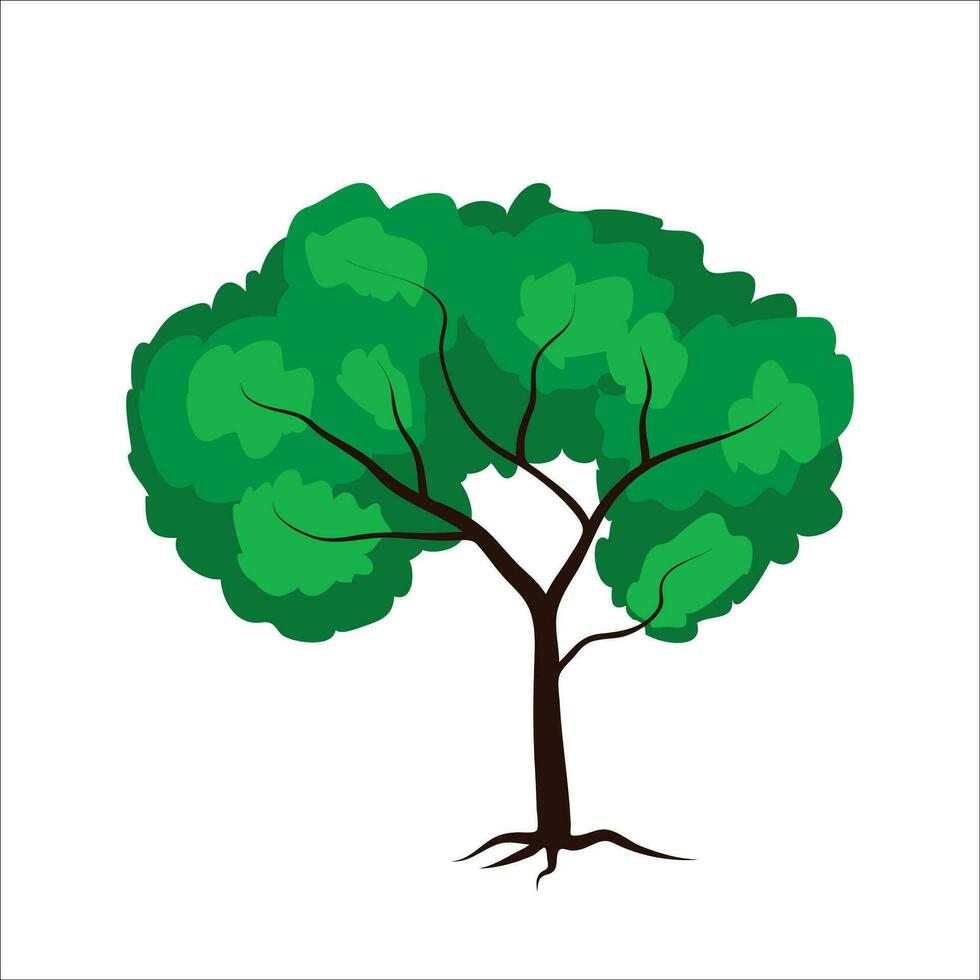 Tree drawign stock vector illustration