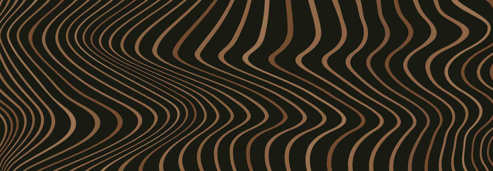 Abstract growth rings of a tree.Line design of a wooden stump. vector