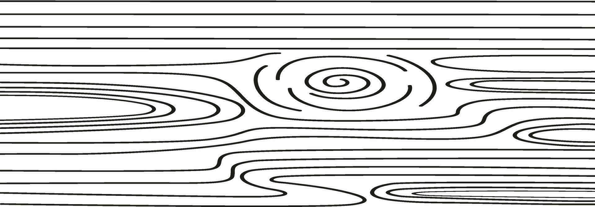 Abstract growth rings of a tree.Line design of a wooden stump. vector