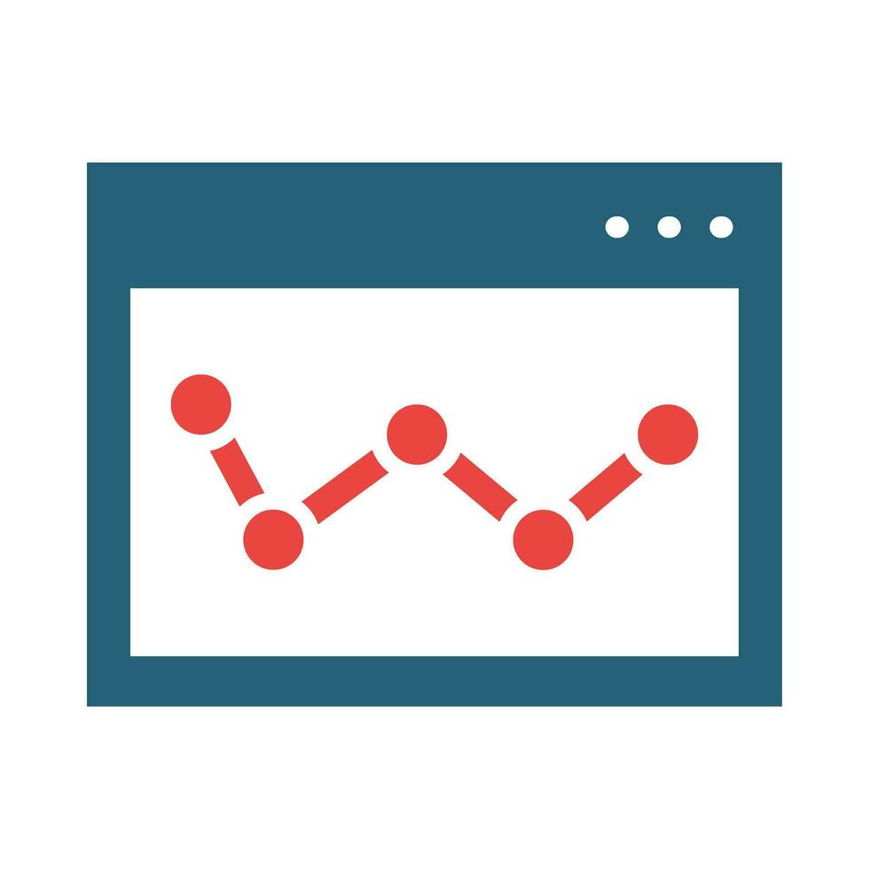 Data Analytics Vector Glyph Two Color Icon For Personal And Commercial Use.