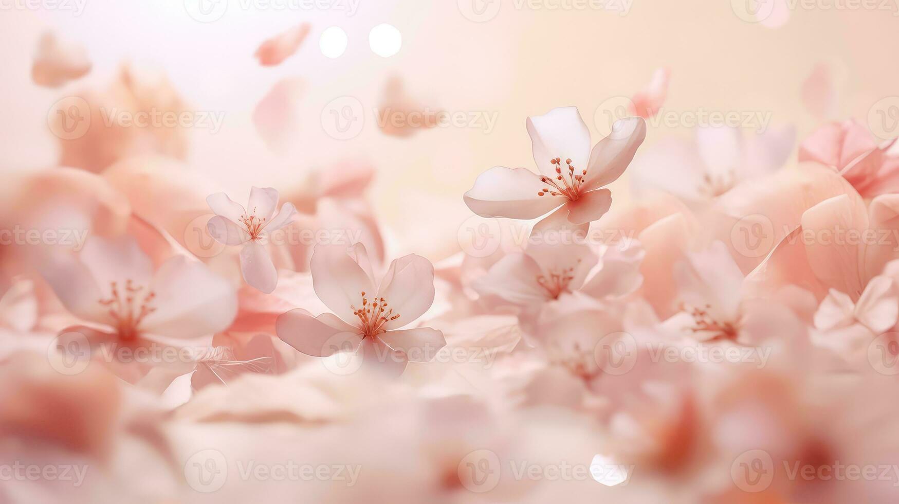 nature beauty wedding flowers background ai generated photo