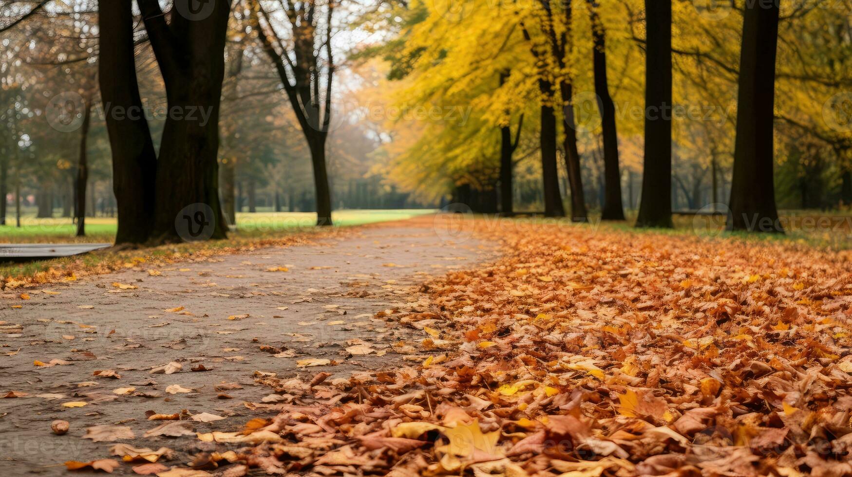 ai generado naturaleza cielo de madera árbol campo ai generado foto