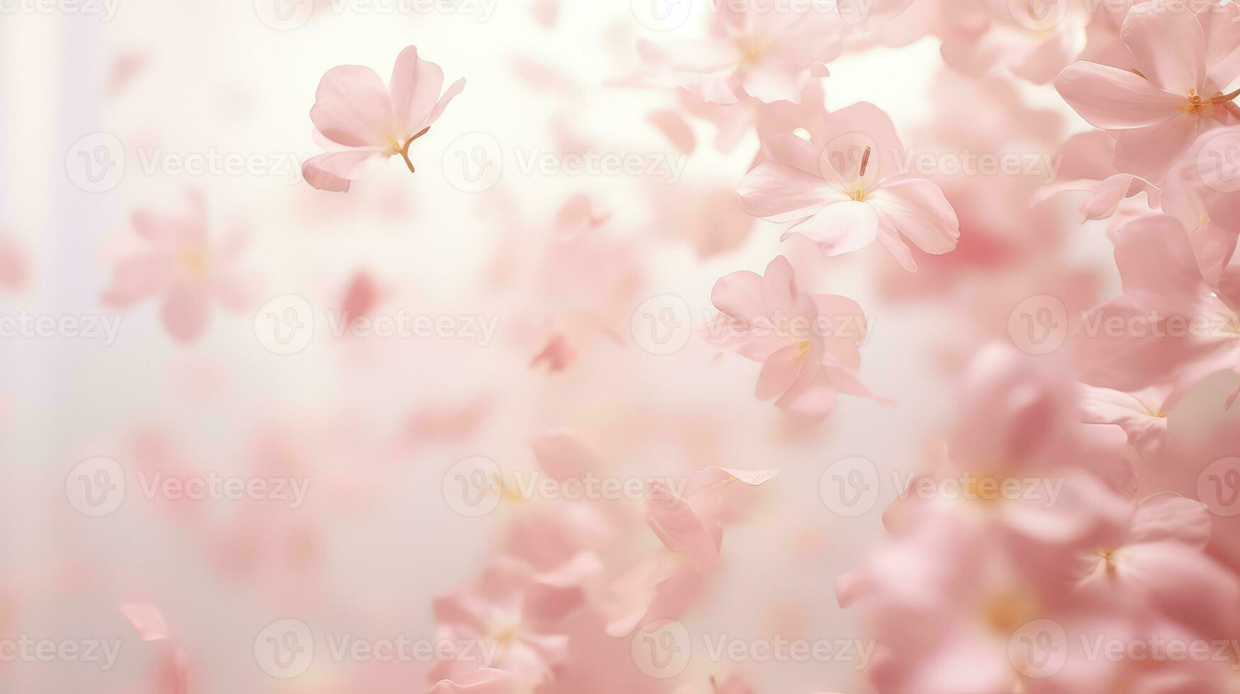 AI generated abstract fresh bokeh texture tranquil ai generated photo