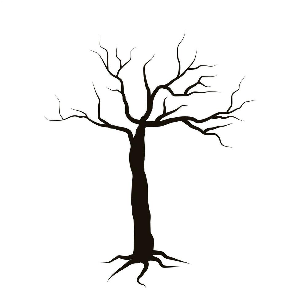 árbol dibujar valores vector ilustración