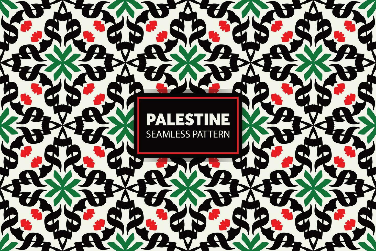 palestino bordado modelo antecedentes. genial para presentaciones y diapositivas vector archivo.