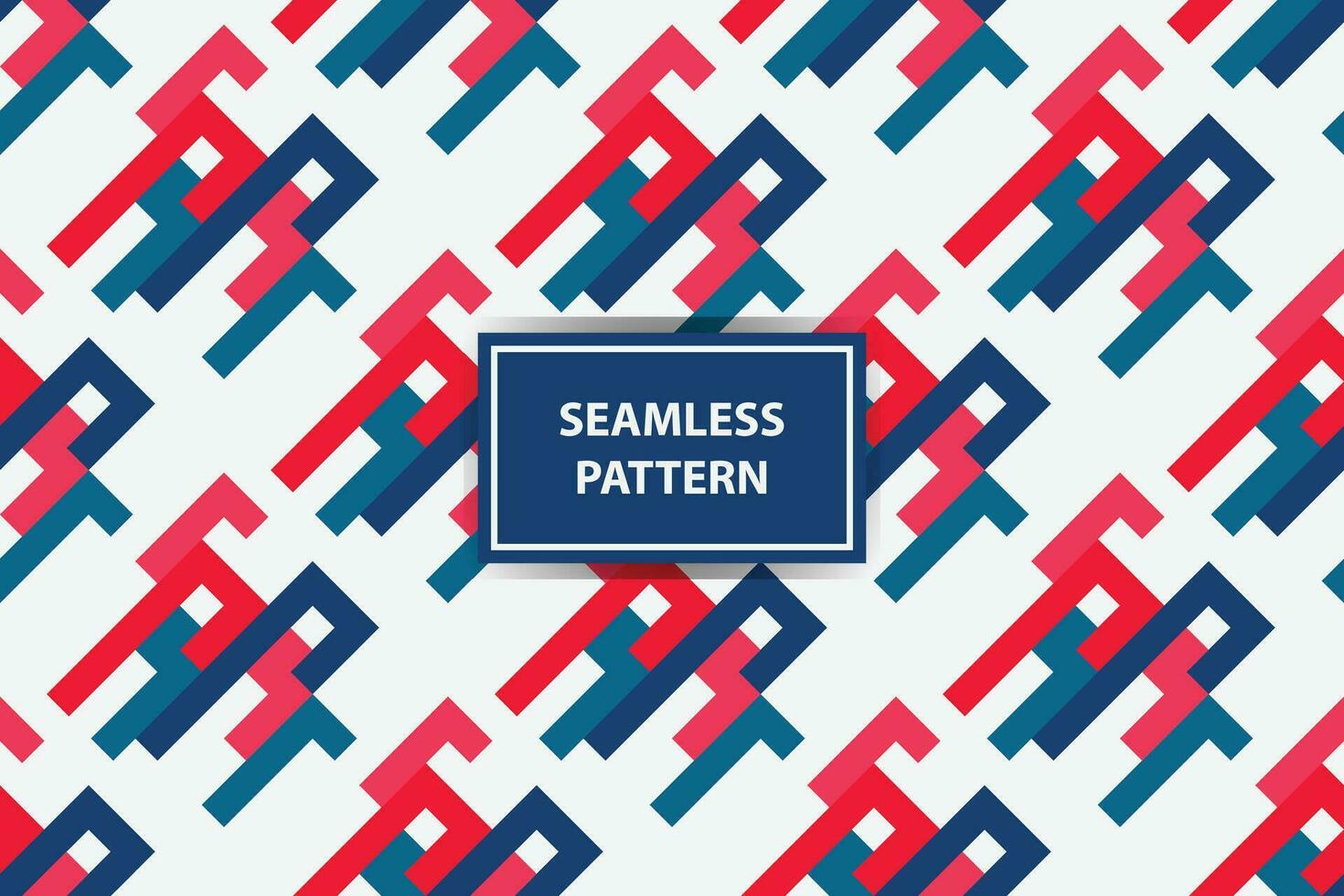 american seamless pattern. Seamless USA flag print for wrapping paper, sport textile, clothes. Red, blue and white grunge ornament. vector