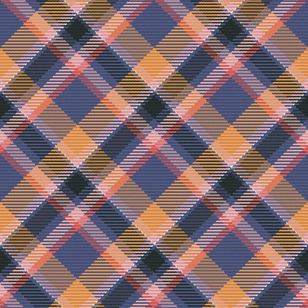 Plaid checkered tartan seamless pattern suitable for fashion textiles, graphics design. vector