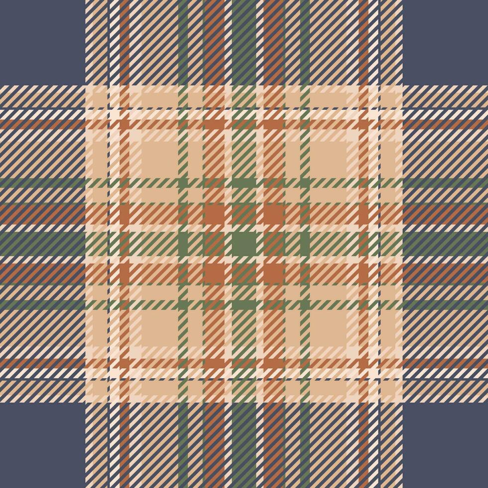 Plaid check pattern. Seamless fabric texture. Tartan textile print. vector