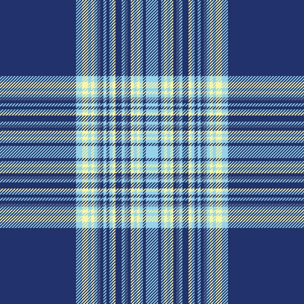 Check plaid tartan of vector fabric pattern with a seamless background texture textile.