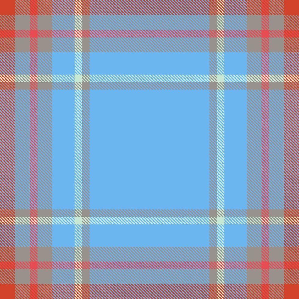 Textile fabric vector of seamless background texture with a check plaid tartan pattern.
