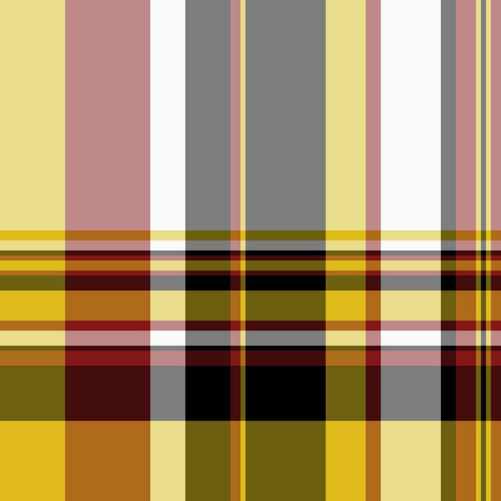 Background pattern fabric of textile plaid tartan with a seamless texture vector check.