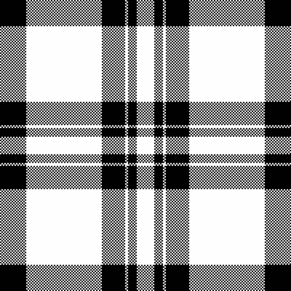 Plaid background pattern of tartan fabric texture with a vector seamless check textile.