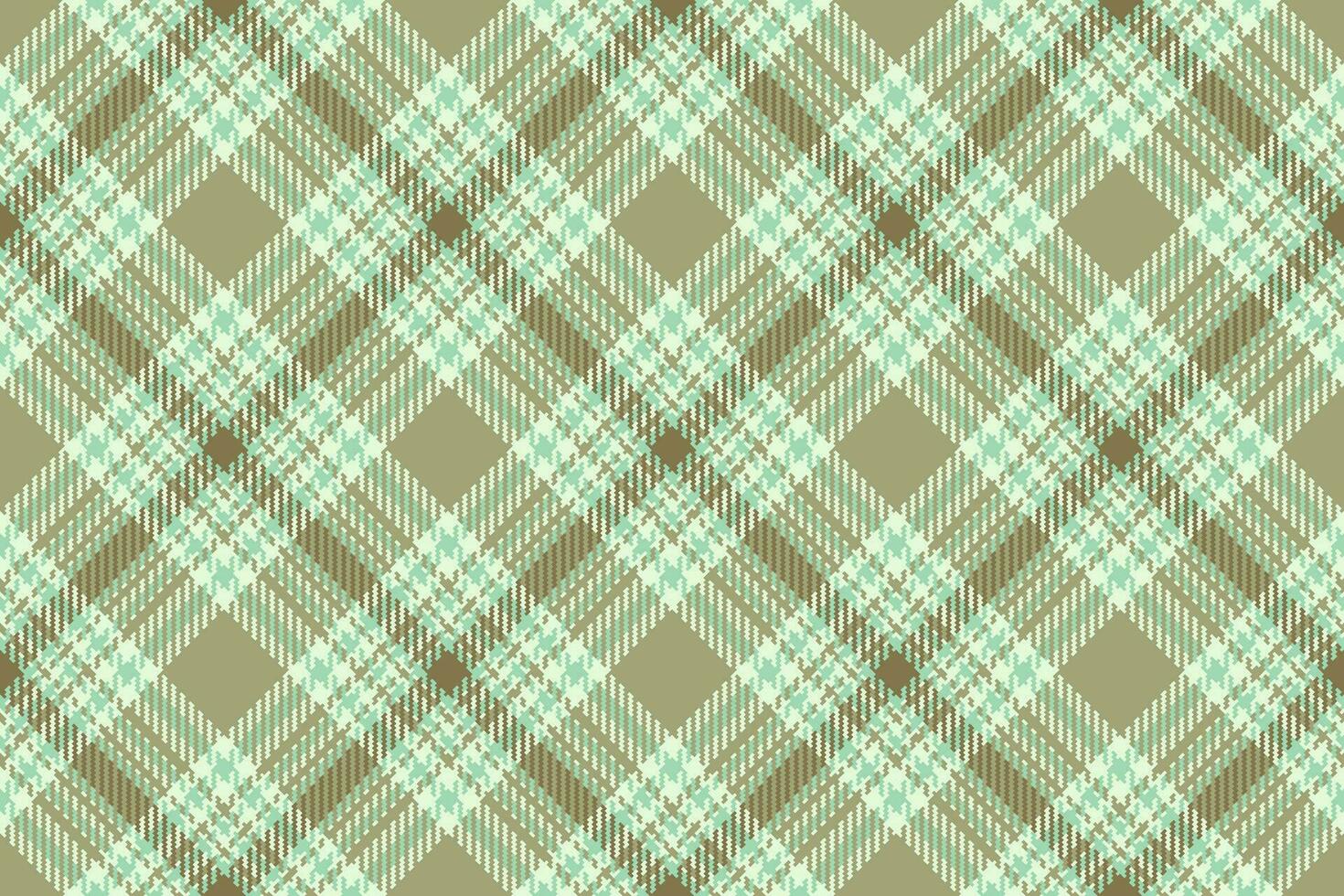 Plaid seamless texture of fabric vector background with a textile pattern tartan check.