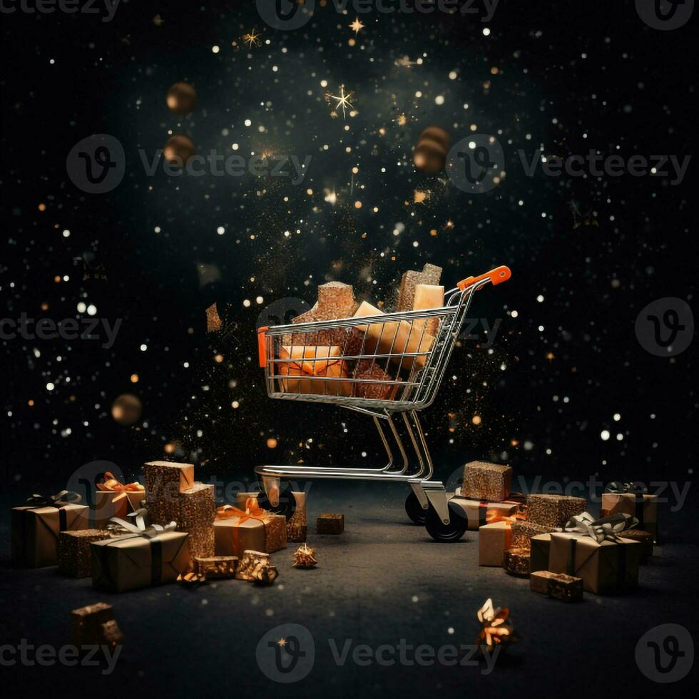 Black Friday Background Images Generative AI photo