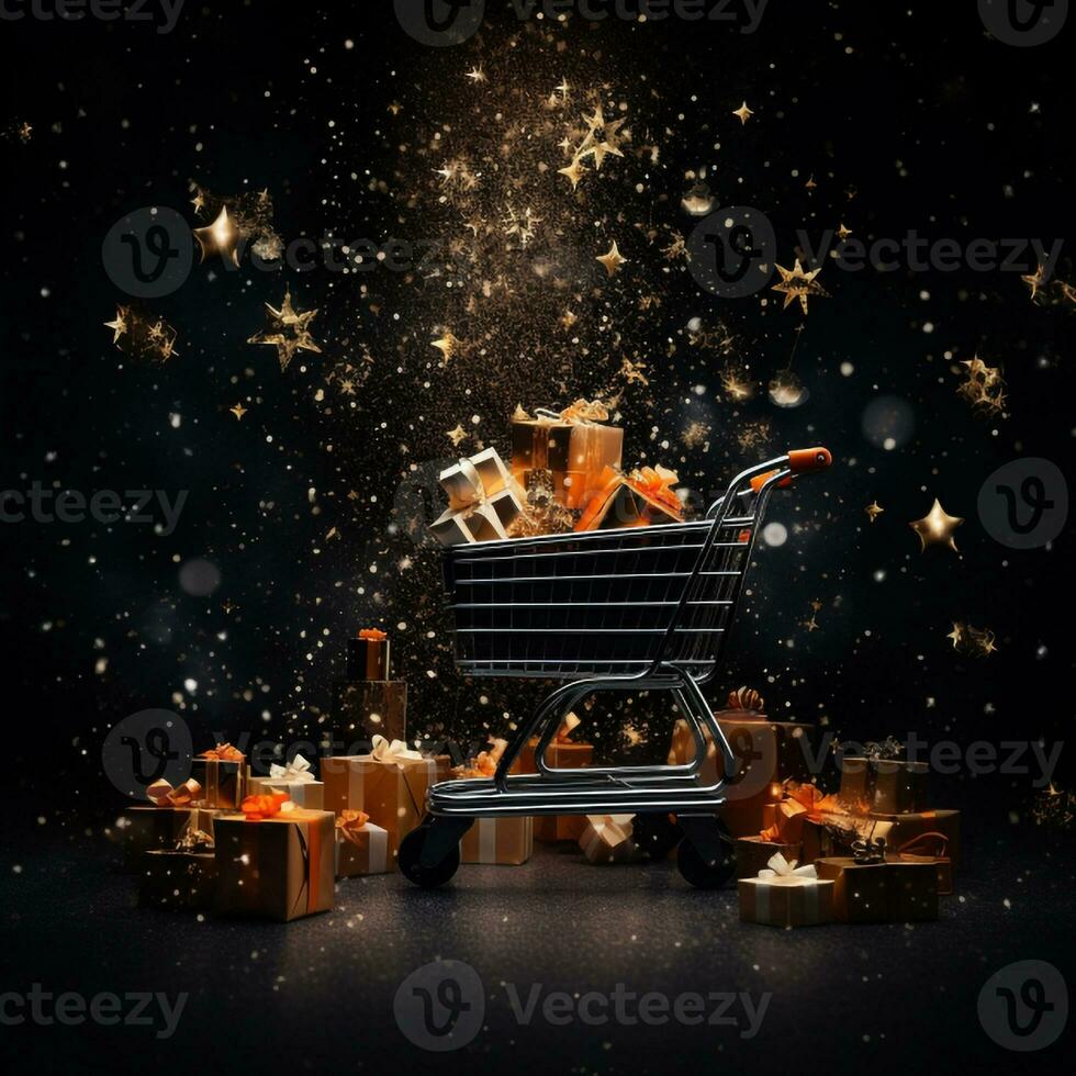 Black Friday Background Images Generative AI photo