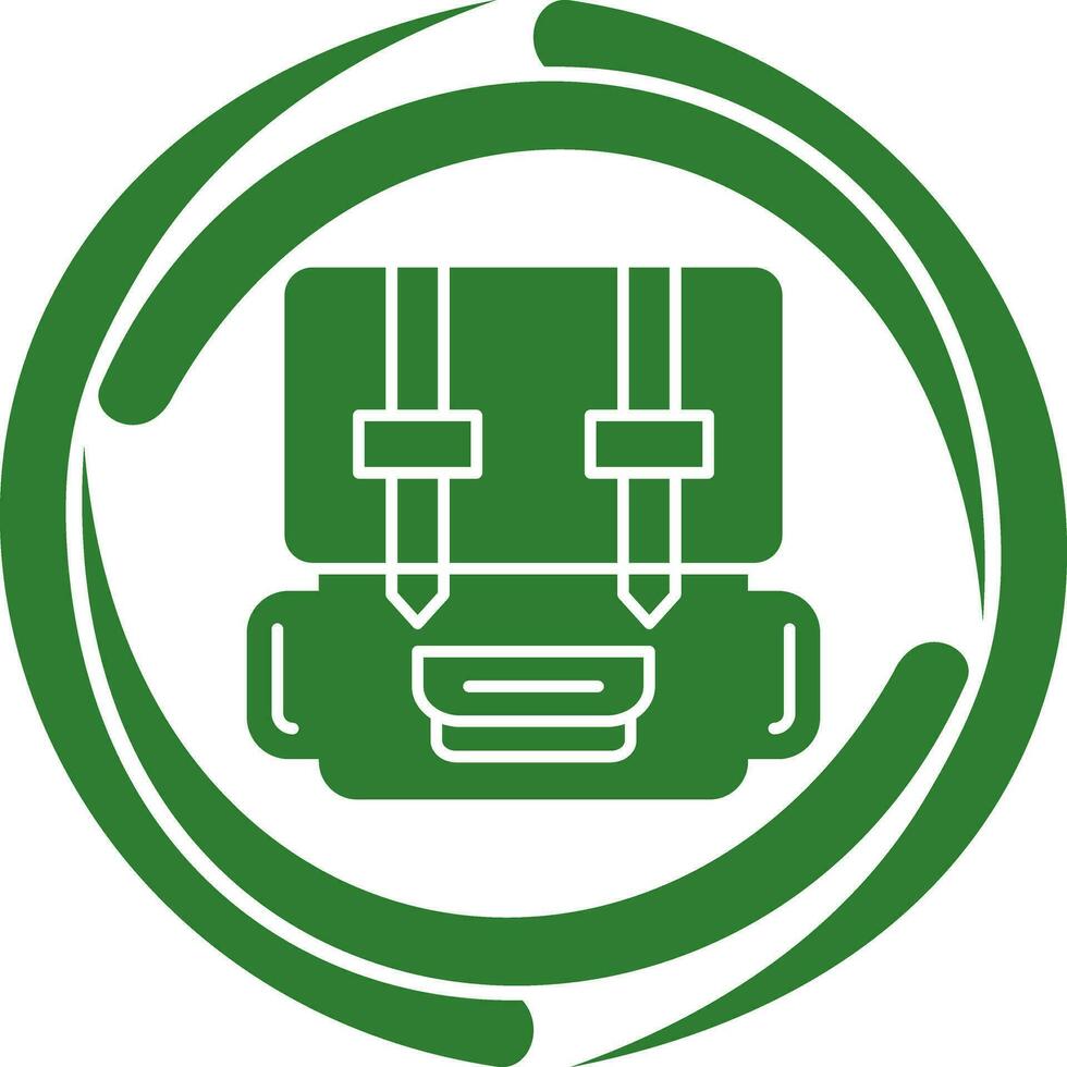Backpack vector icon