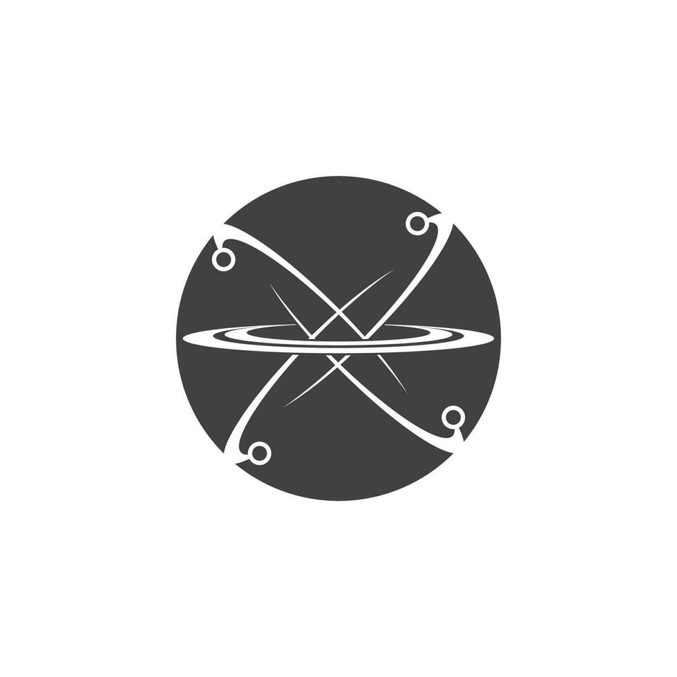 Business Technology Logo Vector Template Illustration