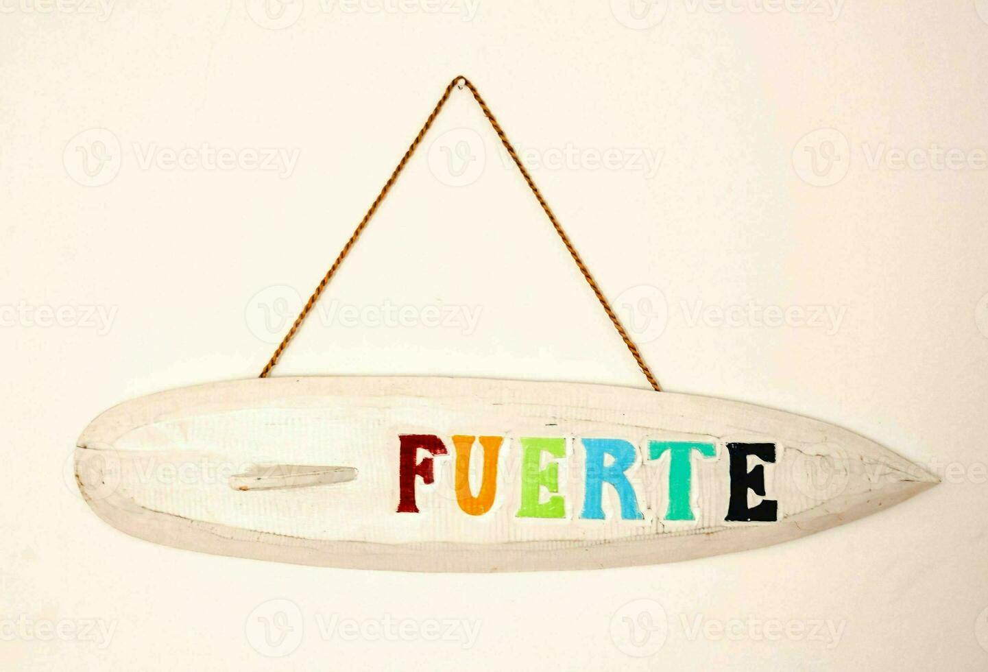 fuerte surfboard sign photo