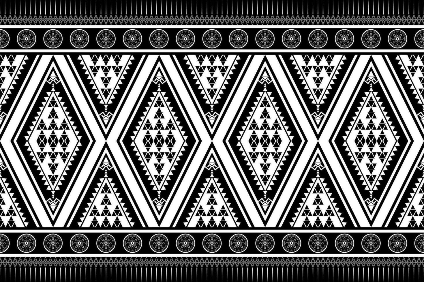 Geometric seamless ethnic pattern. Geometric ethnic pattern can be used in fabric design for clothes, decorative paper, wrapping, textile, embroidery, illustration, vector, carpet vector