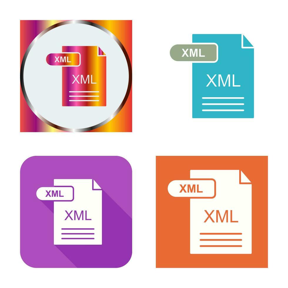 xml Vector Icon