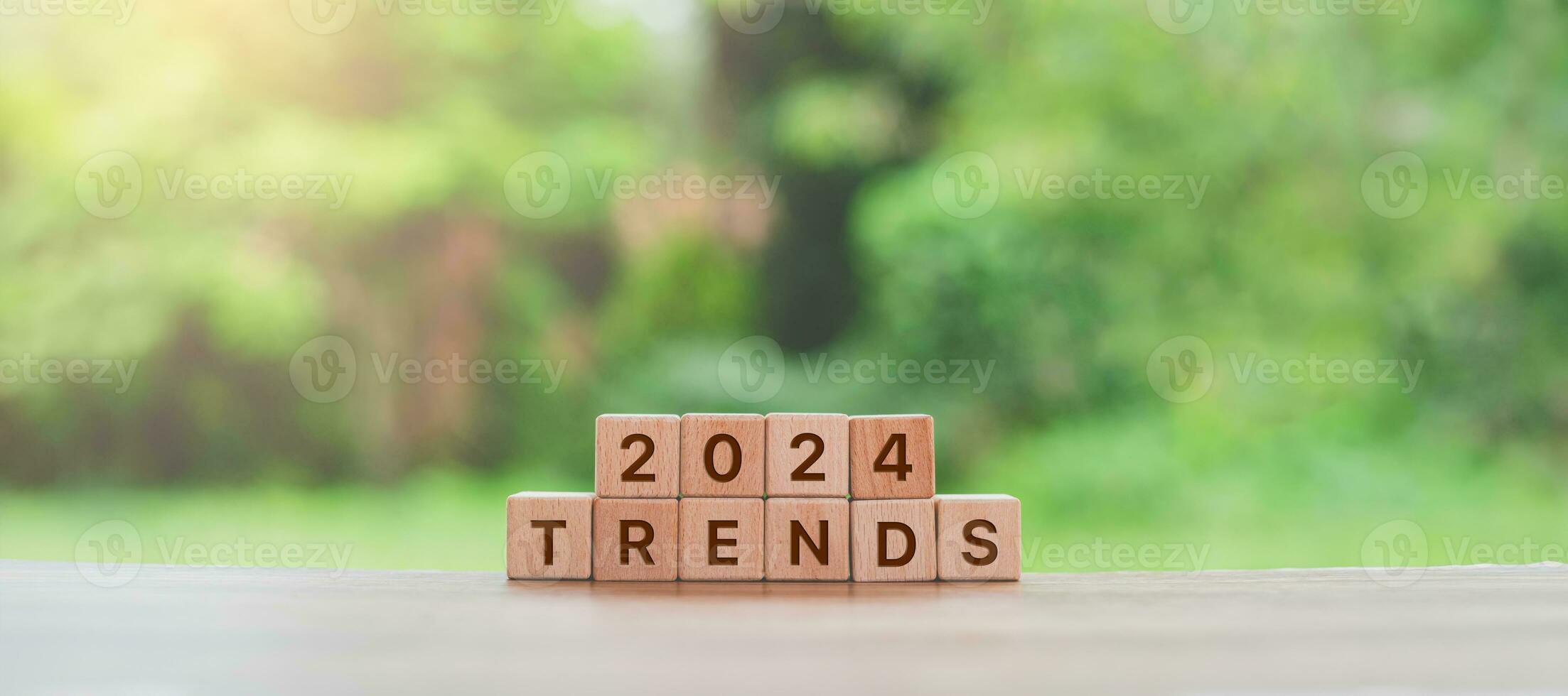 concept of the upcoming year 2024 and the trends that may come with it. photo