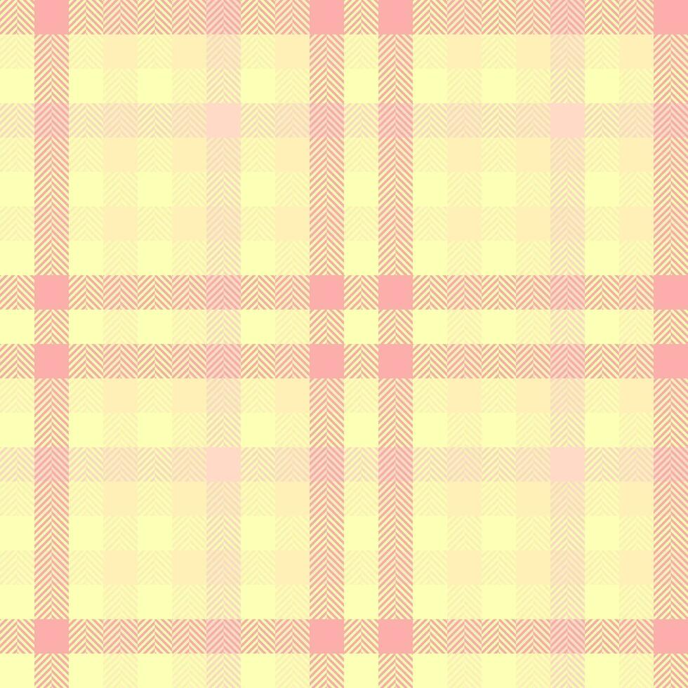 Check vector textile of plaid fabric texture with a pattern background tartan seamless.