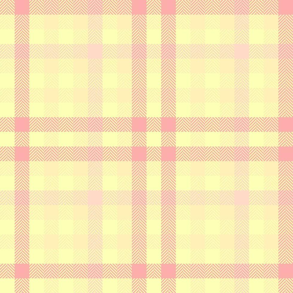 Check vector textile of plaid fabric texture with a pattern background tartan seamless.