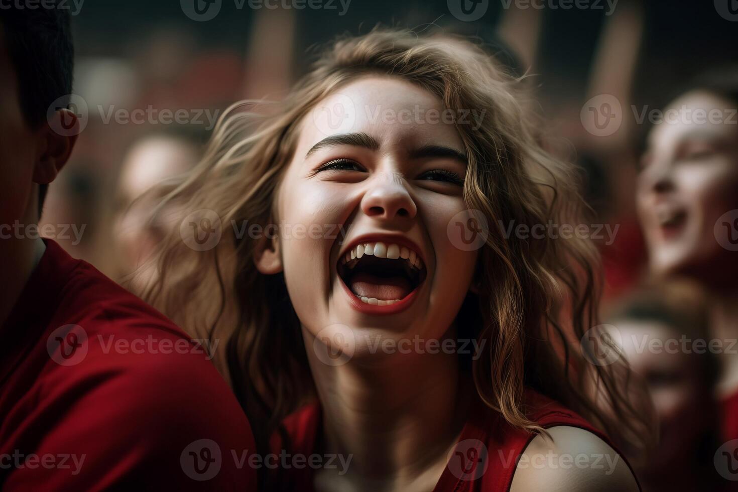 AI generated Expert female neurologist look at images. Generate Ai photo