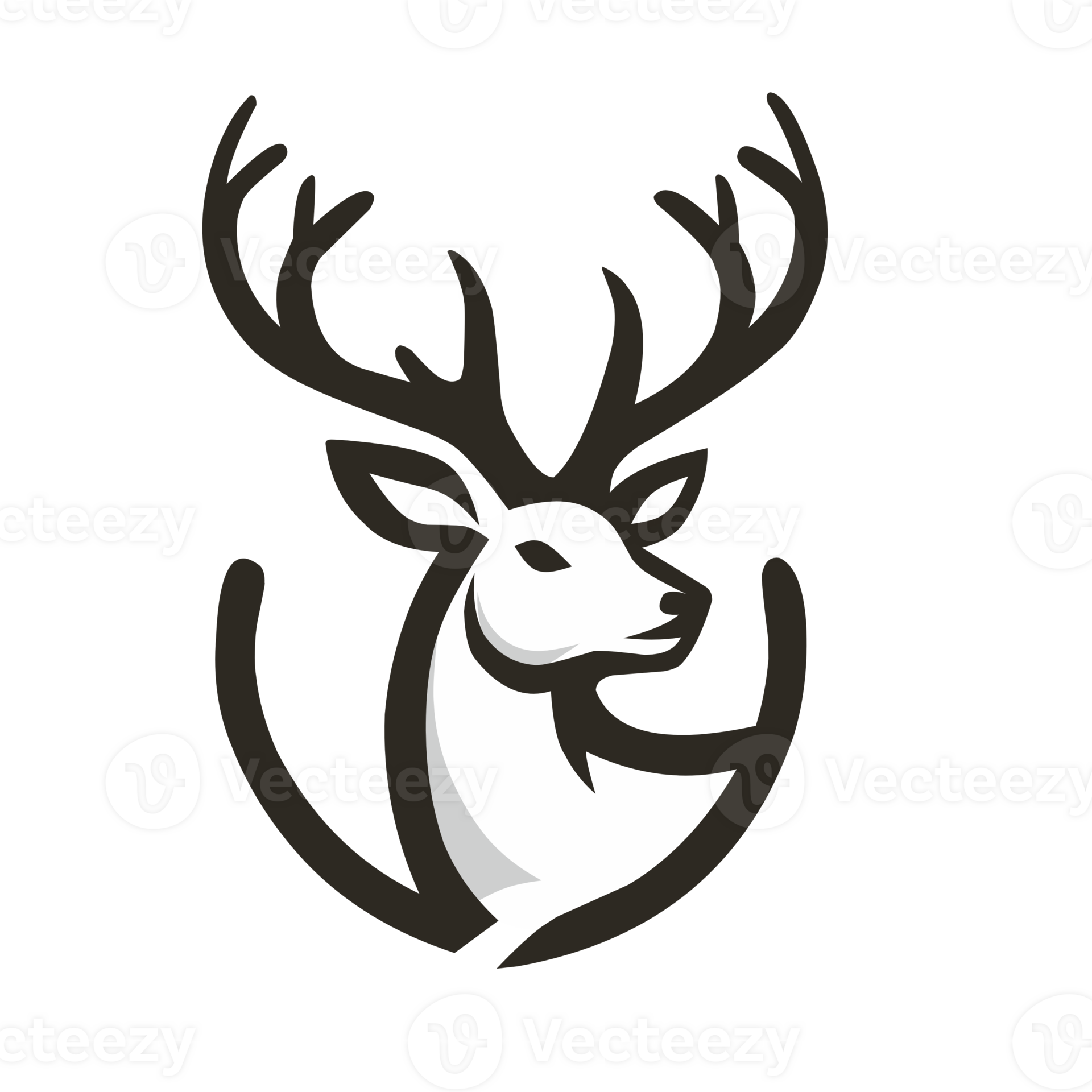 Deer Head Logo 34637948 PNG deer-head-logo-34637948-png
