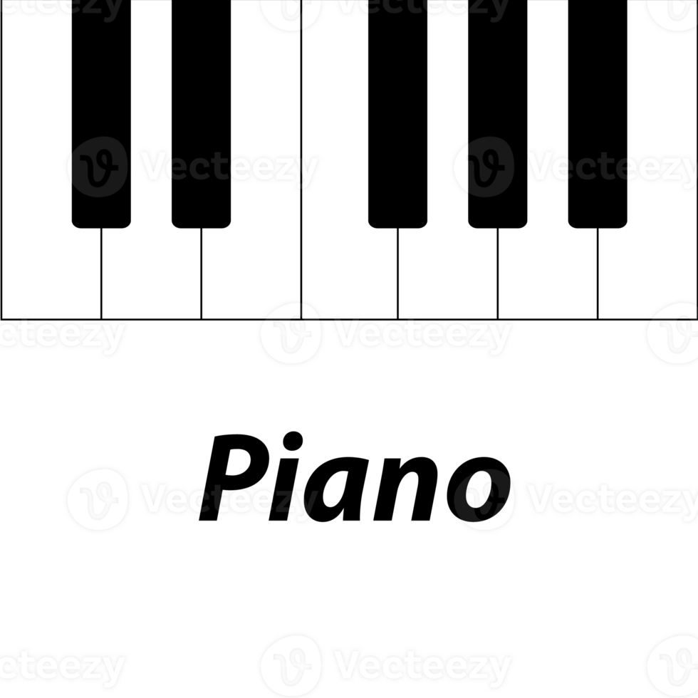 piano teclado antecedentes resumen ilustración. música concepto. png