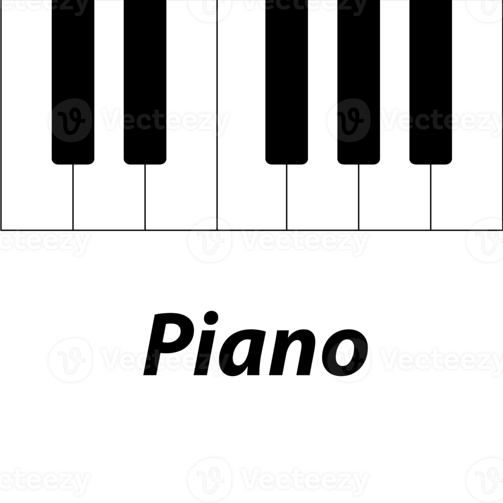 piano toetsenbord achtergrond abstract illustratie. muziek- concept. png