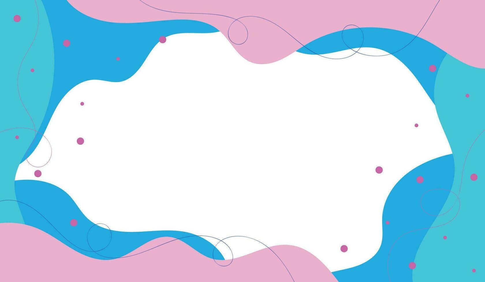 banner de plantilla colorida con color degradado. diseño con forma líquida. vector