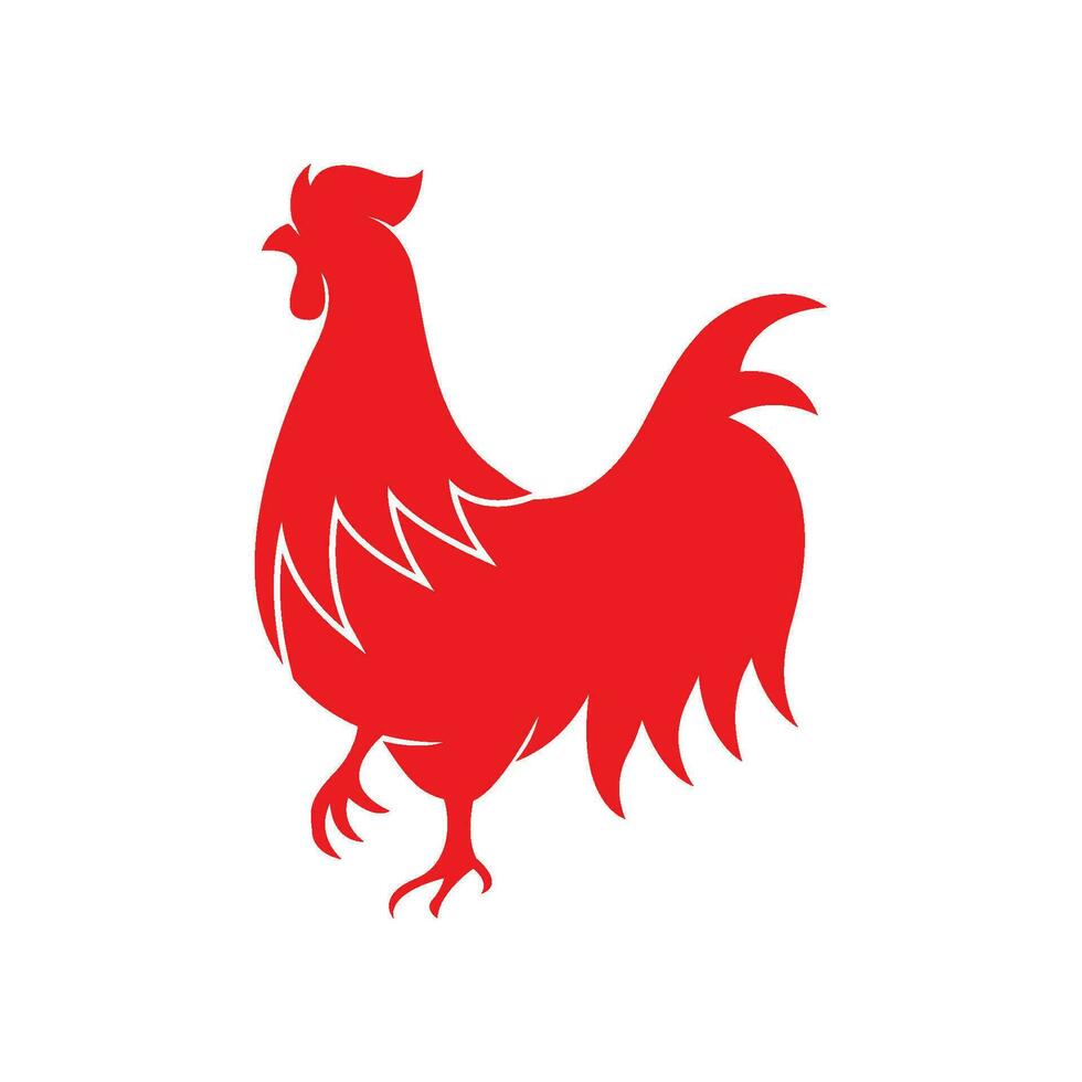 Rooster Logo Template vector