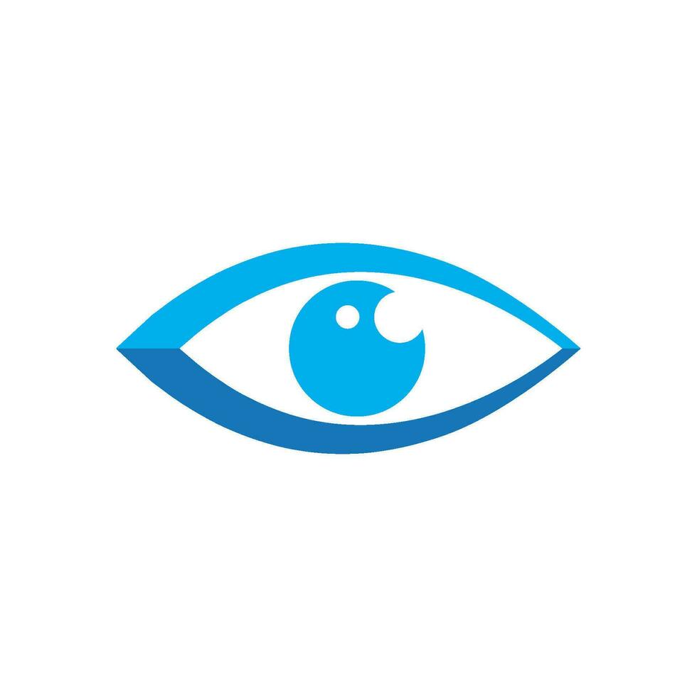 diseño de logotipo de vector de cuidado de los ojos