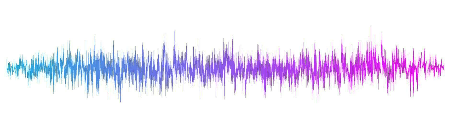 Modern equalizer of sound waves. Vector illustration. Ingredients sound wave