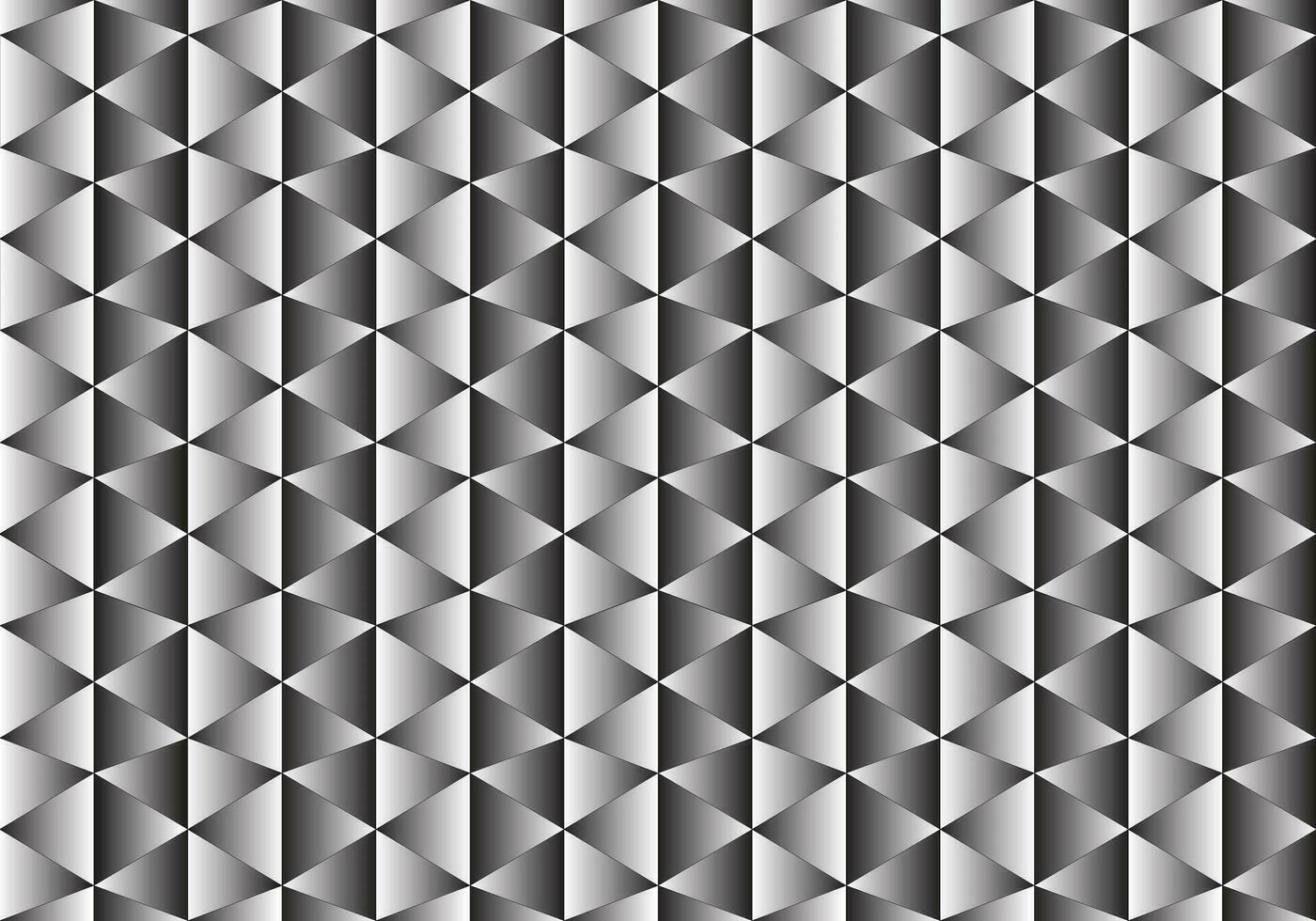 triangle geometric pattern in black and white, vector for background design.