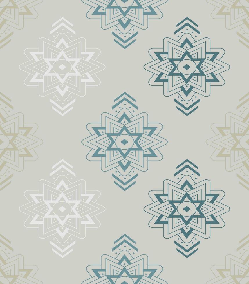 TONAL MANDALA SEAMLESS PATTERN vector