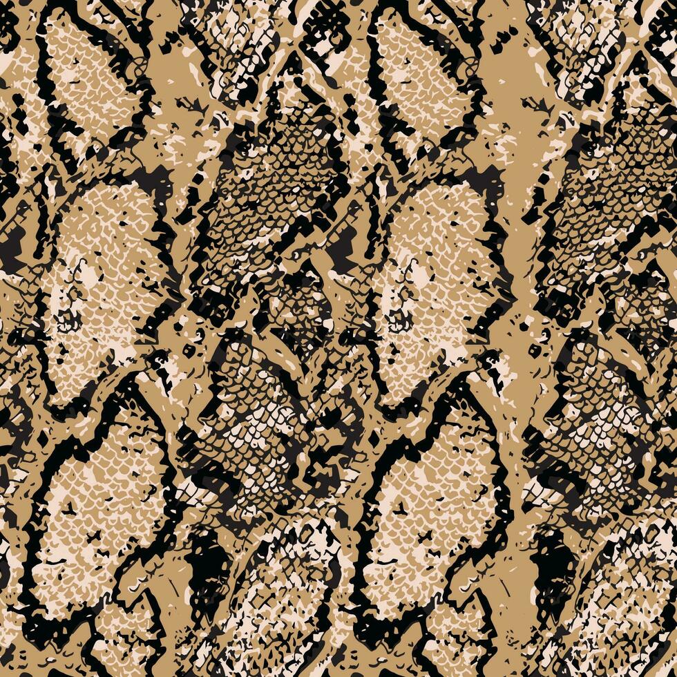 snake skin texture seamless pattern design vector