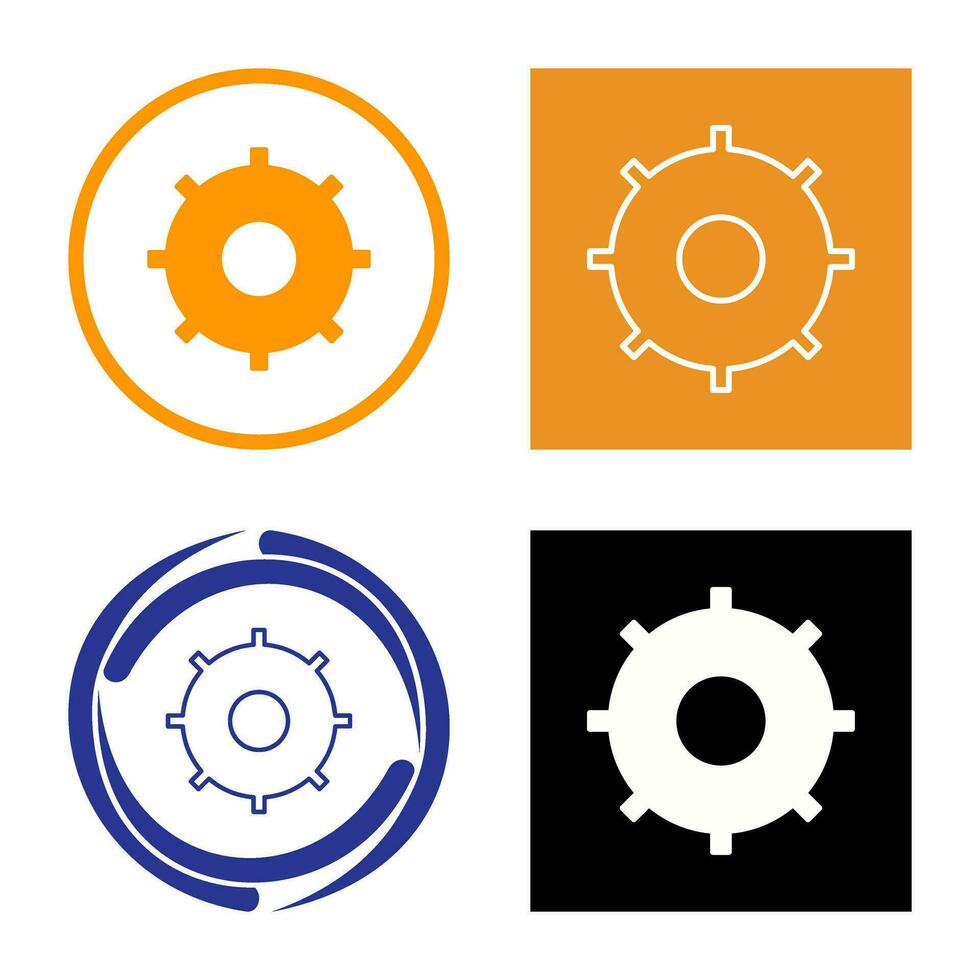 Unique Settings Vector Icon