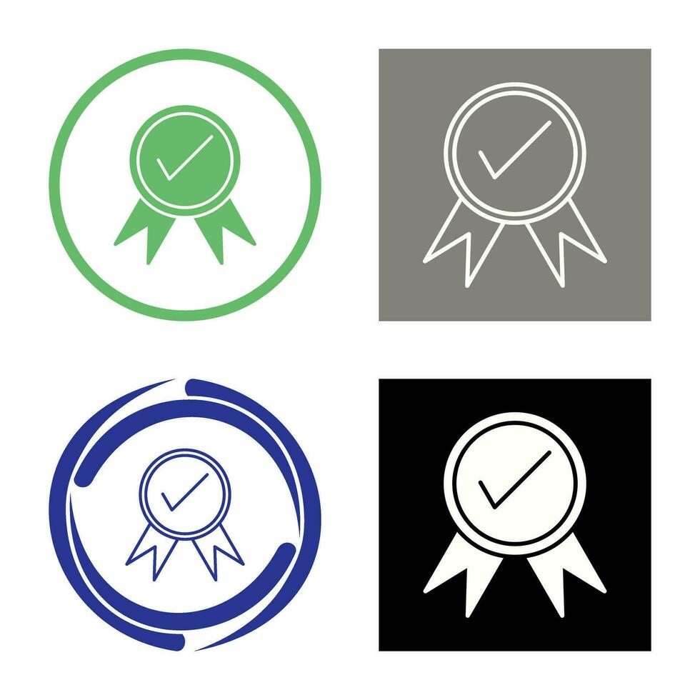 Unique Quality Control Vector Icon