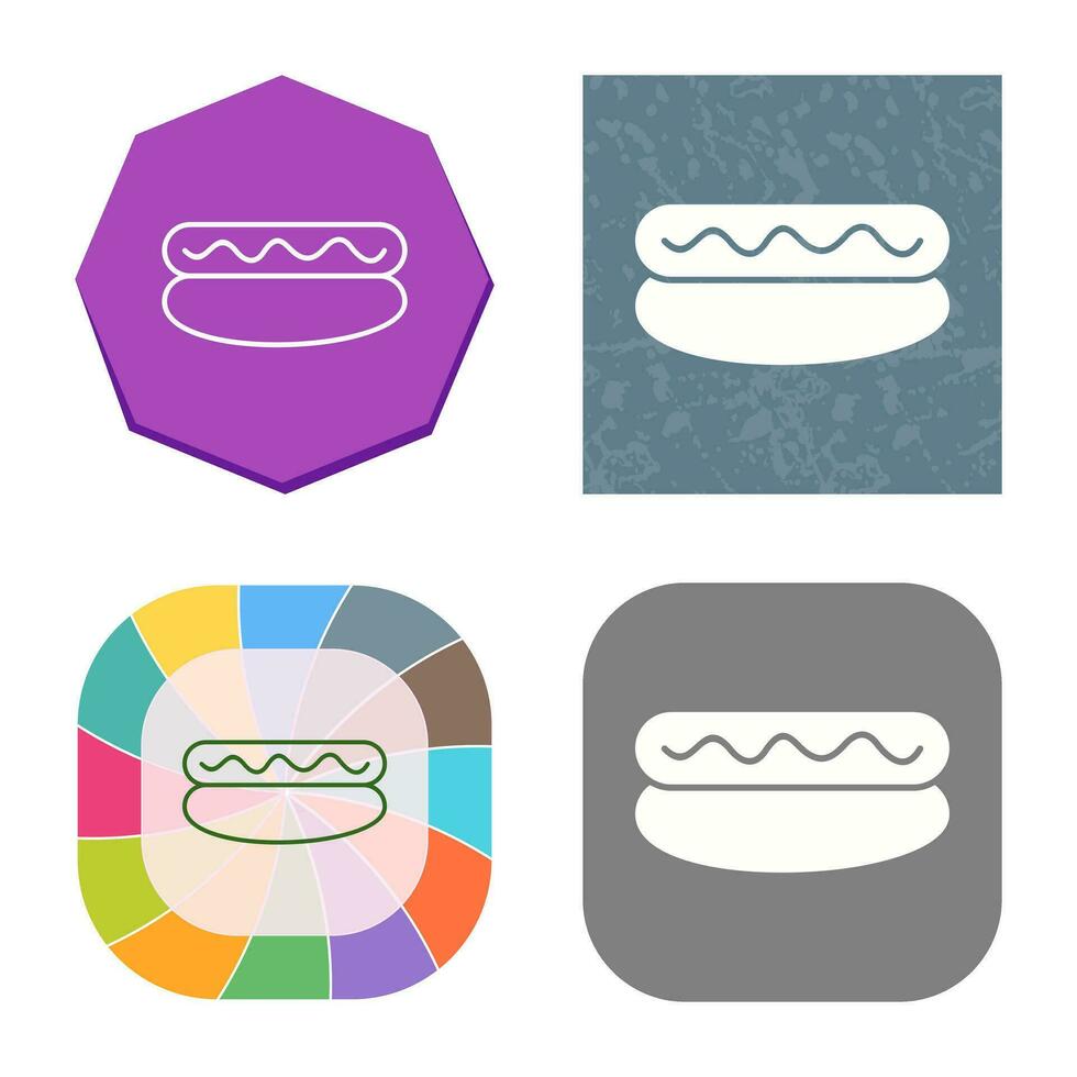 Hot Dog Vector Icon